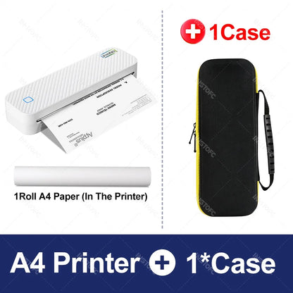 Portable A4 Thermal Printer – Impressora Portátil Bluetooth Multifuncional