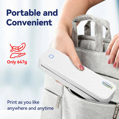 Portable A4 Thermal Printer – Impressora Portátil Bluetooth Multifuncional