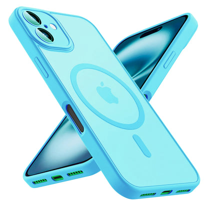 Luxury Frosted Magnetic Phone Case – Proteção e Estilo Premium para iPhone 11  ao 17