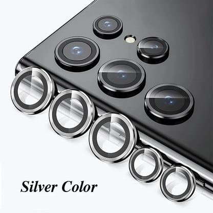 Camera Lens Protetor For Samsung S25 S24 ultra S24 S23 S22 ultra Case Tempered Glass Film Titanium Alloy Ring Phone Accessories