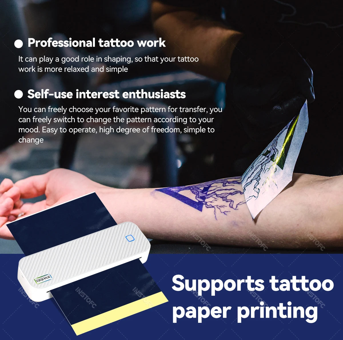 Portable A4 Thermal Printer – Impressora Portátil Bluetooth Multifuncional