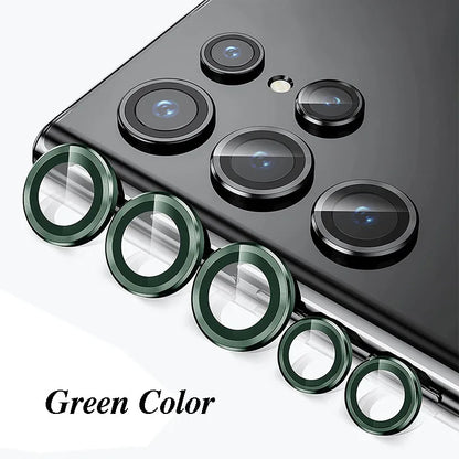 Camera Lens Protetor For Samsung S25 S24 ultra S24 S23 S22 ultra Case Tempered Glass Film Titanium Alloy Ring Phone Accessories