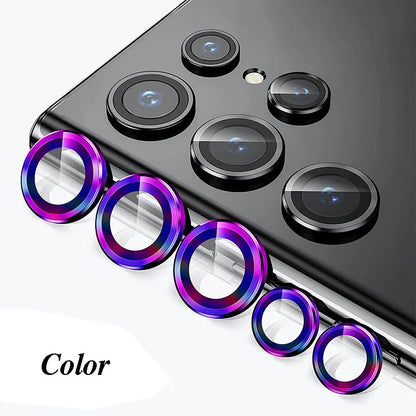 Camera Lens Protetor For Samsung S25 S24 ultra S24 S23 S22 ultra Case Tempered Glass Film Titanium Alloy Ring Phone Accessories