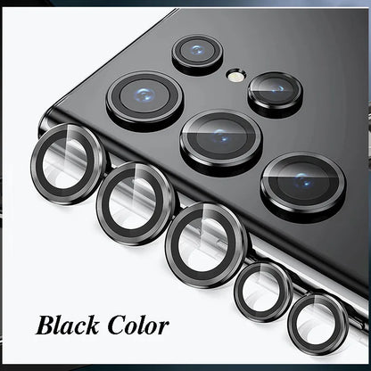Camera Lens Protetor For Samsung S25 S24 ultra S24 S23 S22 ultra Case Tempered Glass Film Titanium Alloy Ring Phone Accessories