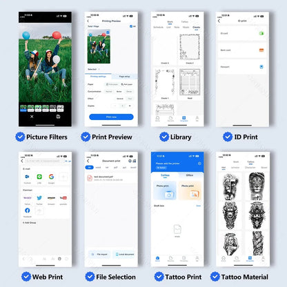 Portable A4 Thermal Printer – Impressora Portátil Bluetooth Multifuncional