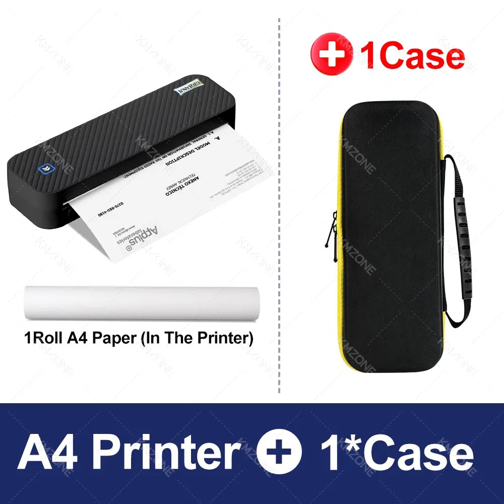 Portable A4 Thermal Printer – Impressora Portátil Bluetooth Multifuncional